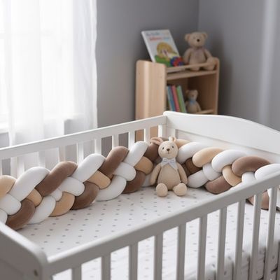 Tresse de lit sécurité bébé contre les barreaux du lit