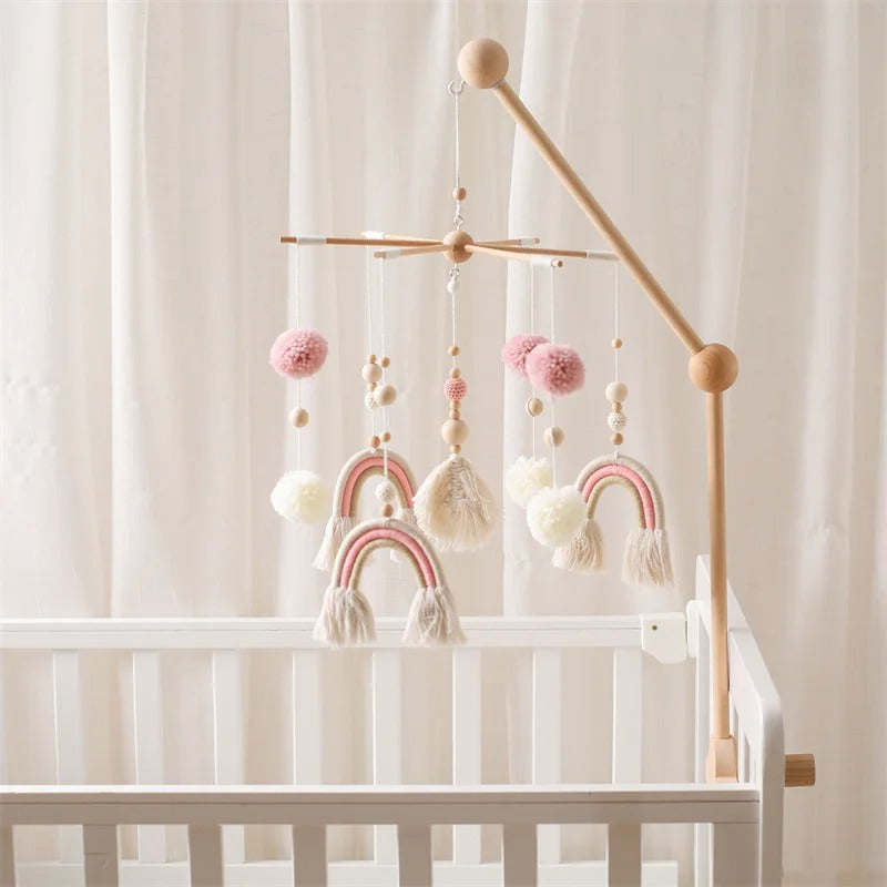 Mobile pour bébé - Arc-en-ciel