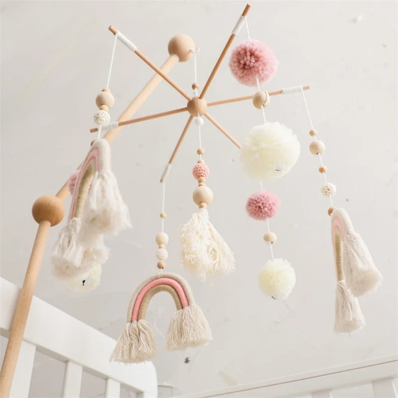Mobile pour bébé - Arc-en-ciel