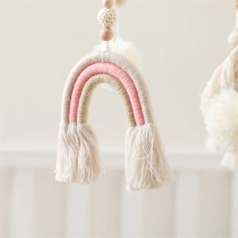 Mobile pour bébé - Arc-en-ciel