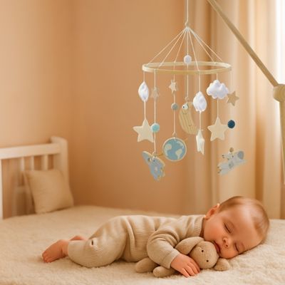 mobile bebe poetique pour chambre d enfant et nuits paisibles