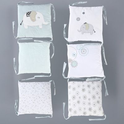 tour de lit pour bebe elephant douceur lot de coussins