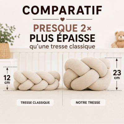 Tresse de lit | Safari 3 brins