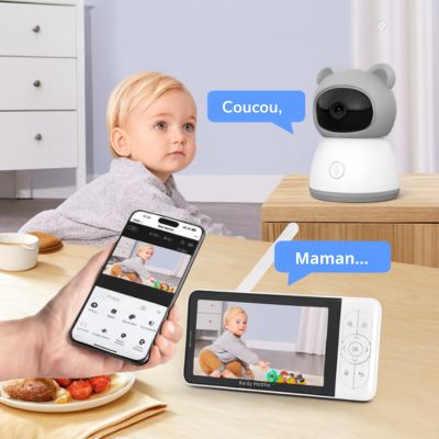 camera bebe Lumeox avec suivi audio et visuel du bebe