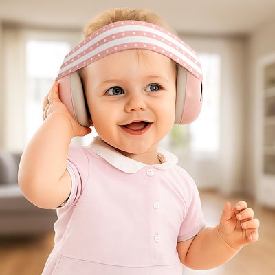 Casque anti bruit bébé ajustable