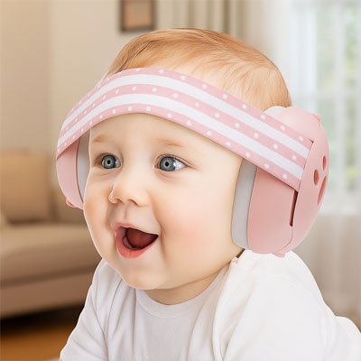Casque anti bruit bébé sans substance nocive