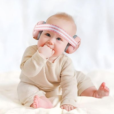 Casque anti bruit bébé souple