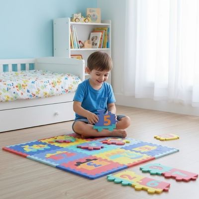 chambre-bebe-avec-tapis-puzzle-funplay-couleurs-pastels