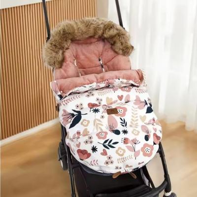 chancelière poussette BabyBloom à motifs floraux, chaude et confortable pour bébé