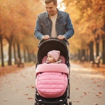 Chancelière Poussette CosyTrip™ | Hiver – Chaleur et Confort