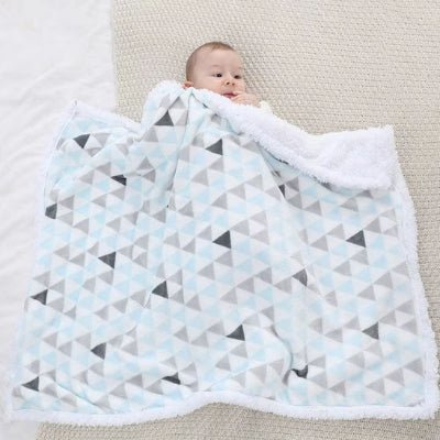couverture bebe sherpa polaire chaude cocon tendresse