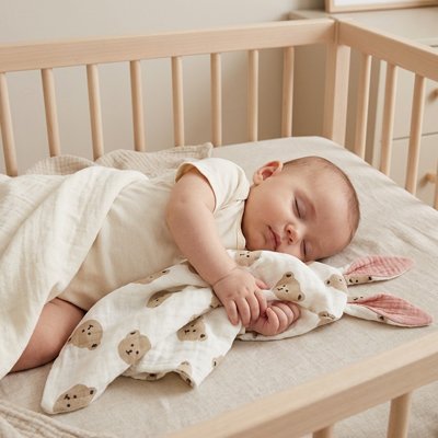 Doudou plat qui aide bébé à s'endormir