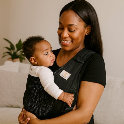 écharpe de portage bien être de bébé