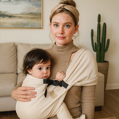 écharpe de portage évolutive