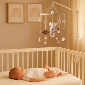 mobile pour bébé lapin douceur idéal cadeau de naissance