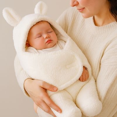 nid d_ange blanc lapin chaud hiver rabbitleg