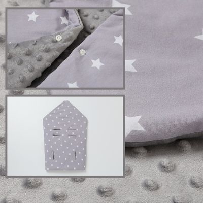nid d’ange cosy doux et élégant, compatible avec toutes les poussettes et sièges auto