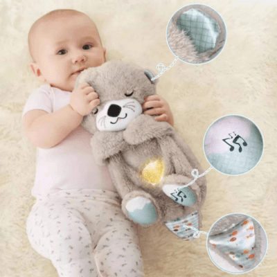 Peluche bruit blanc - Loutre - Baby et Mum