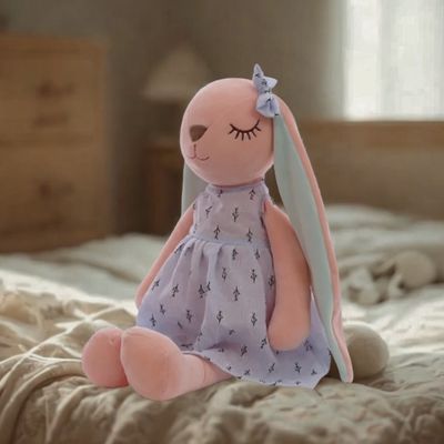 peluche_lapin_bleu_rassurant_cadeau_bebe
