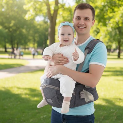 Porte bebe léger et fonctionnel