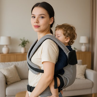 Porte bébé physiologique soulage douleur de dos