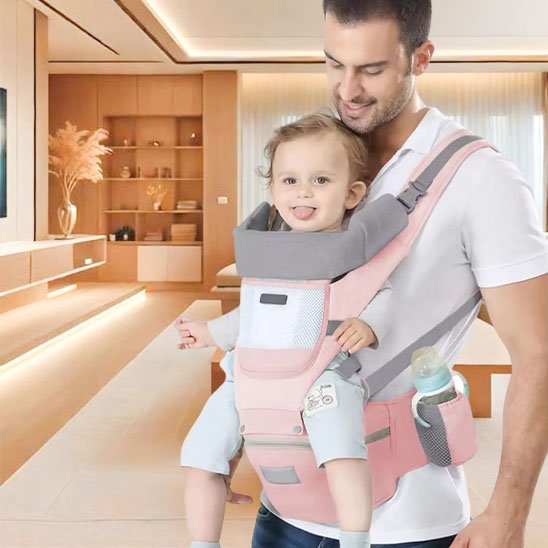 Porte bebe soulage le dos