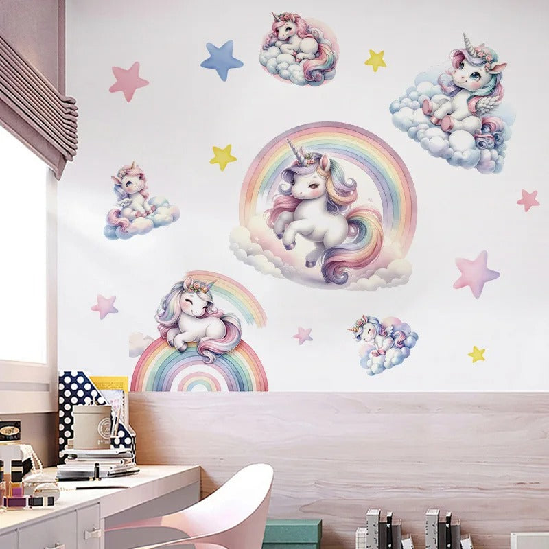 Stickers Muraux Chambre - Licorne