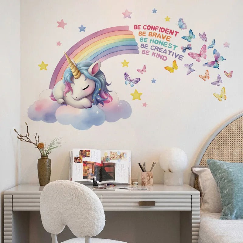 Stickers Muraux Chambre - Licorne