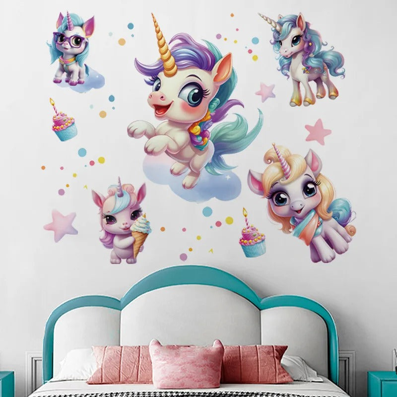 Stickers Muraux Chambre - Licorne