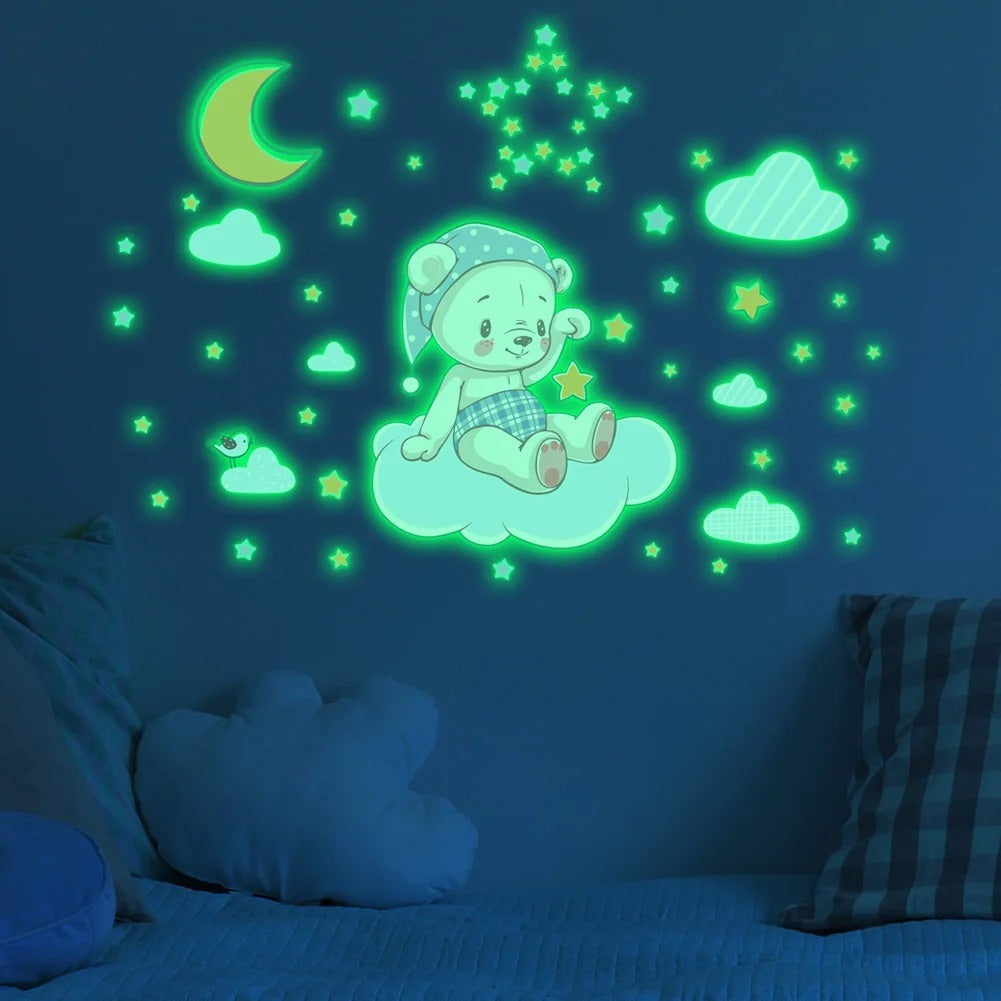 stickers-chambre-bebe-ours-nuit