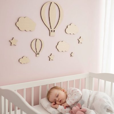 Stickers muraux mixtes pour cadeau de naissance