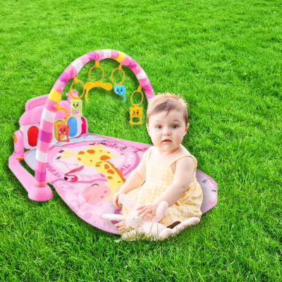 tapis-d-éveil-bébé-rose