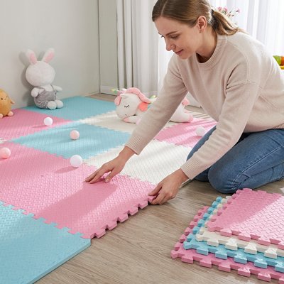 Tapis mousse puzzle adaptable dans toute pièce de la maison