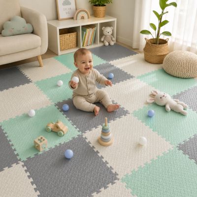Tapis mousse puzzle | BabySoft™