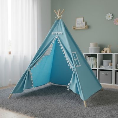 tipi-enfant-bleu-belle-decoration-de-chambre