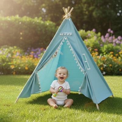 tipi-enfant-exterieur-bleu-baby-et-mum