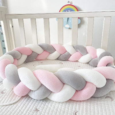tour-de-lit-tressé-2m-rose-gris-blanc