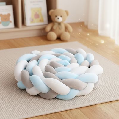 tour-de-lit-tresse-bleu-gris-blanc-3-brins-en-coton