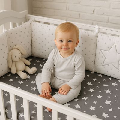 tour de lit pour bebe cadeau de naissance ideal