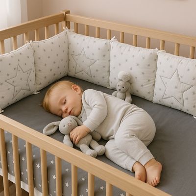 tour de lit pour bebe moderne chambres mixtes