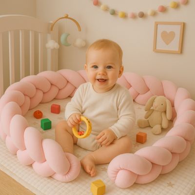 tour_de_lit_tresse_rose_cadeau_de_naissance_parfait