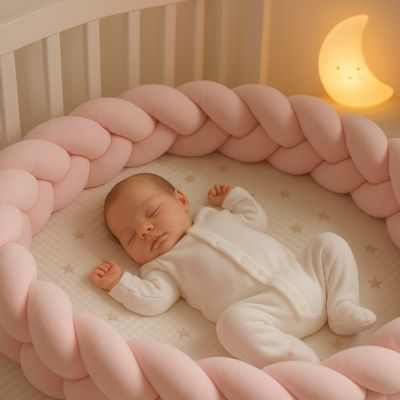 tour_de_lit_tresse_rose_ideal_cadeau_de_naissance