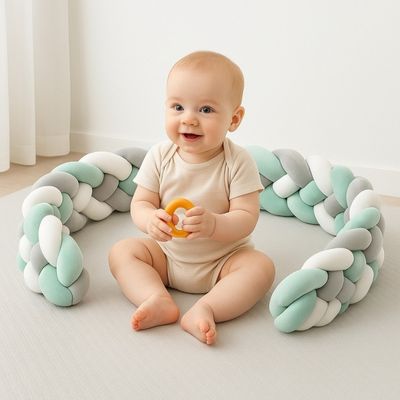 tresse-de-lit-2m-vert-gris-blanc