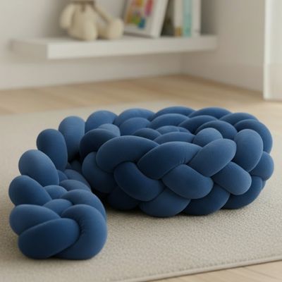 Tresse de lit - Bleu nuit