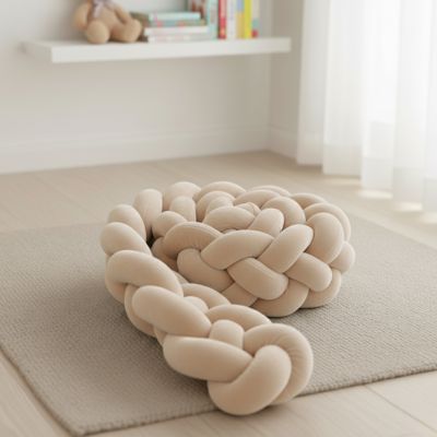 TRESSE DE LIT BEBE - BEIGE