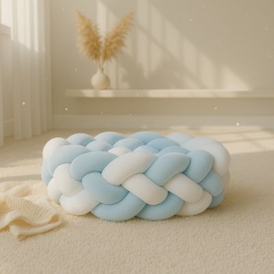 resse-de-lit-bebe-bleu-premium
