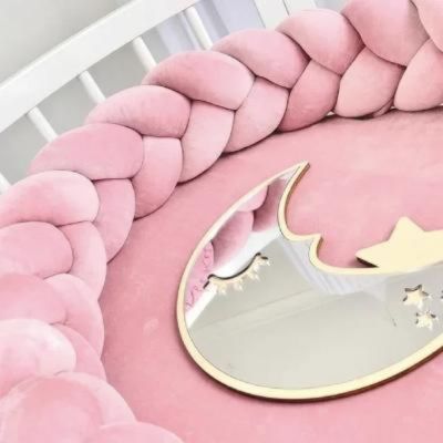 TRESSE DE LIT BEBE - ROSE POUDRE - Baby et Mum
