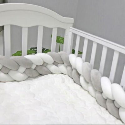Tresse de Lit - Gris Blanc - Baby et Mum