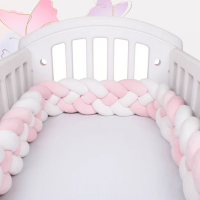 Tresse de Lit - Rose Blanc - Baby et Mum