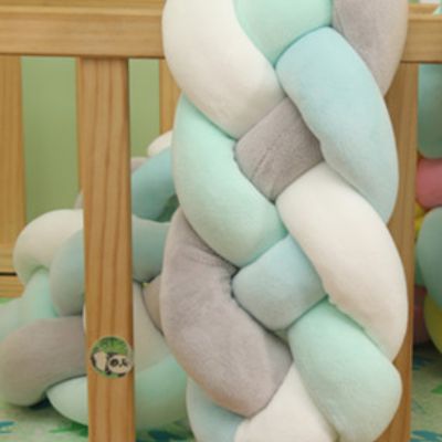 tresse-de-lit-3m-vert-gris-blanc